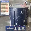 Balde de Banho Aquecido Espessado Dobrável Balde de Banho para Corpo Inteiro Balde de Banho para Adultos Banheira Doméstica para Adultos e Crianças Artefato
