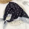 Bufanda Pequeña de Seda a Rayas Artísticas de Estilo Japonés para Mujer, Delgada Pastoral Versátil Casual Estilo Urbano Lindo Pañuelo para la Cabeza Accesorio para el Cabello