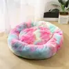 Casa para Perro Donut Relleno Nido de Invierno para Mascotas Nido de Gato Cálido Suministros para Mascotas Cama para Perro Cama para Mascotas Esterilla para Mascotas
