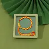 Pulseira de Fio Vermelho Ajustável Infantil Desenho Animado para o Festival do Barco-Dragão, Pulseira Colorida Artesanal Estilo Chinês Tradicional para Boa Sorte, Pulseira de Bebê, Acessório de Mão