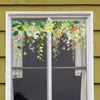 Comércio Exterior Estilo Fresco Folhas Flores Borboleta Janela de Vidro Decoração de Casa Adesivos de Parede Autoadesivo Atacado Transfronteiriço