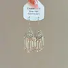 Días Coloridos de Primavera~ Pendientes Largos con Borlas Brillantes y Anillos de Colores, Piedras de Strass de Colores Dopamina Dulce, Pendientes de Borla Resistentes para Mujer