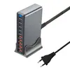Cargador Móvil de Nitruro de Galio de 695W Multi-Puerto Tipo C Carga Rápida Cabezal de Carga Rápida Pd Estación de Carga de Escritorio de Alta Potencia