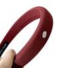 Diadema de Cuadros Rojos de Angola con Ala Ancha, Diadema de Esponja Retro de Caña Alta, Pasador, Accesorio para el Cabello de Exterior