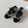 Otoño/Invierno 2026 Nuevo Bloque de Color Retro Zapatos de Entrenamiento Alemanes para Mujer con Cordones Suela Gruesa Zapatos Casuales Zapatos Deportivos Piel Genuina Zapatos Forrest Gump