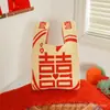 Saquinho de Doces para Casamento, Bolsa de Casamento, Bolsa de Tricô, Bolsa para Mãe, Bolsa de Presente, Bolsa Colete, Bolsa de Mão de Tricô, Atacado de Fabricante, Cores Contrastantes