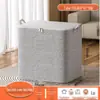 Saco de Armazenamento Seta Cinza Transfronteiriço Saco de Armazenamento de Roupas Colcha Não Tecido Saco de Mudança Grande Capacidade Armazenamento de Colcha para Quarto