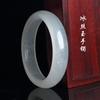 Fábrica de Pulseras de Afganistán Pulsera de Jade Blanco Jade Blanco Verdoso Pulsera de Jade Blanco Sebo Jade Seda de Hielo para Mujer Venta al por Mayor de Pulseras de Jade