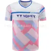 Nuevos uniformes de bádminton de verano YY para hombres y mujeres, de manga corta, secado rápido, transpirables, tops deportivos, compra al por mayor con impresión disponible