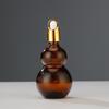 Botella de Vidrio a Prueba de Luz de Calabaza Única Marrón Botella con Atomizador de Doble Calabaza Multiespecificación Botella Pequeña de 30ml Botella con Rodillo de 50ml