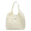 Bolsa de Tecido Casual Fresca Versátil Transfronteiriça Nova 2026 para Mulheres, Bolsa Tote Leve para Trabalho e Deslocamento, Bolsa de Ombro