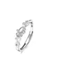 Nuevo Anillo de Rosa Llena de Ojos para Mejor Amiga para Mujer Diseño de Nicho Ins Exquisito Dulce Anillos de Pareja Regalo de Cumpleaños para Novia