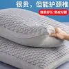 Atacado do Fabricante Cross-Border Travesseiro de Fibra de Bambu Lavável para Spa, Hotel, Uso Doméstico, Travesseiro para Dormitório de Estudante, Núcleo de Travesseiro para Proteção da Coluna Cervical