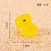 Paisaje en Miniatura que Brilla en la Oscuridad Linda Capibara Adorno de Escritorio Artesanía de Resina Pequeña Capibara