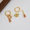 Pendientes originales nuevos de estilo chino con forma de mariposa, tulipán, gota de aceite, estilo nacional nicho de gran sentido para mujer.
