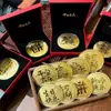 Presente de Dia dos Namorados Chinês de 2026 para Namorada, Caixa de Presente Flor Rosa em Formato de Moeda de Ouro, Mesmo Estilo que Shuibei, Atacado de Dia dos Namorados em Estoque