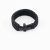 Fivela de Aço com Pulseira Ajustável, Suprimentos para Exterior, Pulseira Trançada em Paracord em Forma de U, Fivela de Aço Inoxidável, Equipamento de Salvamento Ajustável