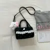 Bolsa de Ombro Elegante e Relaxada Estilo Coreano 2026 Verão Nova com Acabamento em Renda de Alto Valor