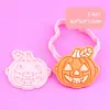 Série de Halloween Coleção Divertida Simulação Múltiplos Designs Máscaras Barraca Sprites 3D Criativo Argila de Fondant Assar