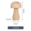Cabeça de Cogumelo de Madeira Atacado Criativo Jardim de Infância Embrião de Madeira Educação Infantil DIY Brinquedos Pintados Enfeites de Decoração para Casa