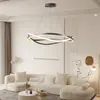Lustre de restaurante com um design circular minimalista único, luz circular artística para sala de jantar, luminária de madeira natural estilo japonês que protege os olhos
