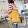 Multi-uso mochila estudantil moda atacado isn coreano menina bolsa cross-border lona multi-camada bolsa de ombro geração