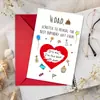 1 conjunto de envelopes criativos e engraçados para cartões de aniversário, cartões com bênçãos em inglês divertidos de festa desenhados à mão, fornecimento transfronteiriço