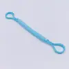 Cuerda de Resorte de Plástico Cuerda de Resorte Eva Macarrón Juguete Educativo Cuerda para Colgar Bola de Azotar Bola Brillante Cadena Retráctil