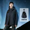 Pionero de la Escalada Blue Bird Tres en Uno Cortavientos Impermeable Ropa Exterior para Senderismo Montañismo Chaqueta Hombre 2026