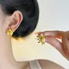 Pendientes de Perla con Forma de Fuegos Artificiales Estilo Francés para Mujer, Ins Nicho Gama Alta Lujo Ligero Personalidad Temperamento Versátil Pendientes Nuevos