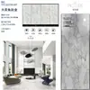 Pared de Fondo de TV de Piedra Sinterizada 1200x2700 Encimera de Piedra Sinterizada Baldosa de Mármol Blanco Veta Continua Piedra Sinterizada al por Mayor