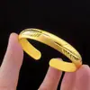 Pulseira de cristal fosco com método antigo de herança de pena retrô transfronteiriça, sutra do coração, pulseira de ajuste com abertura de folha, artesanato de personalidade