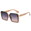 Óculos de Sol Quadrados de Luxo Leve com Proteção UV para Mulheres, Lentes Polarizadas Anti-UV, Proteção Solar, Estilosos, Efeito Emagrecedor para Rostos Grandes 7731