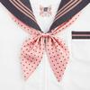 Elegante Bolinhas Nó de Peixe Dourado Sem Laço Gola de Marinheiro Floral Uniforme Versátil Fofo Novo Gravata Borboleta
