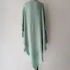 Diretamente do Fabricante: Novo Xale e Lenço de Cabeça Yiduo Duo com Padrão Ondulado de Camada Dupla Versão Costurada 23908