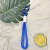 Llavero con tema de dopamina con cordón trenzado, diseño colorido y minimalista, adecuado para teléfonos y llaves de coche, un accesorio elegante con un toque de lujo