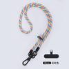 Cordão para Celular Pendurado no Pescoço Transversal 8mm Tira Trançada Corda Curta para Pulso Capa de Celular Cadeia de Cordão Atacado Fábrica