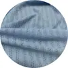 Flor de espiga de trigo Raya de costilla Agujero Jacquard hueco Tejido de punto grueso Tela para camiseta de primavera y verano Cárdigan Vestido superior