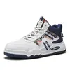 Zapatos Deportivos Casuales para Hombre de Caña Alta, Talla Grande, Combinación de Colores Otoño e Invierno, Nuevos, Juveniles, Nicho Estudiantil, Suela Gruesa