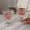 Novo em Estoque Copo Alto em Forma de Laço para Sorvete, Gelatina, Champanhe, Licor, Coquetel