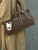 Bolsa de Axila Casual Retro de Nicho Moda Tendência Personalizada Bolsa Tote Feminina Nova Coleção Outono/Inverno 2025 Bolsa de Ombro