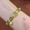Pulsera de la fortuna de loto paso a paso para mujer de alto valor, nuevo estilo chino, estilo chino, regalo de cumpleaños, sensación de alta gama, amigas