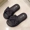 Sandalias de Estilo Hada sin Cierre para Mujer, Adecuadas para Usar con Vestidos, Nueva Moda Trendy de Verano 2025 con Lazo y Suelas Gruesas