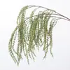 Nueva Planta Verde Simulada Colgante Lágrimas de Amante del Arroz Hierba Bigote de Dragón Decoración de Pared de Fondo para Arreglo Floral de Boda Planta Simulada