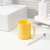 Vaso para Enjuague Bucal con Base, Estilo Nórdico Ins, Vaso Sencillo y Lujoso para Cepillo de Dientes de Pareja, Vaso Portacepillos