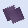 Fabricante: Servilletas de Color Sólido Teñidas con Encaje y Bordes Ondulados de Colores para Fiestas de Cóctel, Amazon Transfronterizo