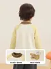 Kaka Panda Ropa Interior Térmica de Forro Polar para Niños Camiseta de Invierno Ropa de Invierno Ropa Interior para Bebés Camiseta de Manga Larga para Niñas