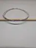 Pulsera elástica de cristal de fila única color diamante distintiva exquisita de moda todo partido pulsera de lujo ligero joyería de alta gama para mujer