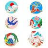 Broche Original Moda Nacional Padrão Dragão e Fênix Garça Carpa Fada Veado Dragão Versátil Decorativo para Bolsa de Escola Liga Liga Cartoon