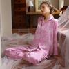 Novedad Más Vendido Pijama de Mujer Primavera y Otoño Seda de Hielo Manga Larga Ropa de Casa Verano Aire Acondicionado Conjunto de Traje Otoño 5326